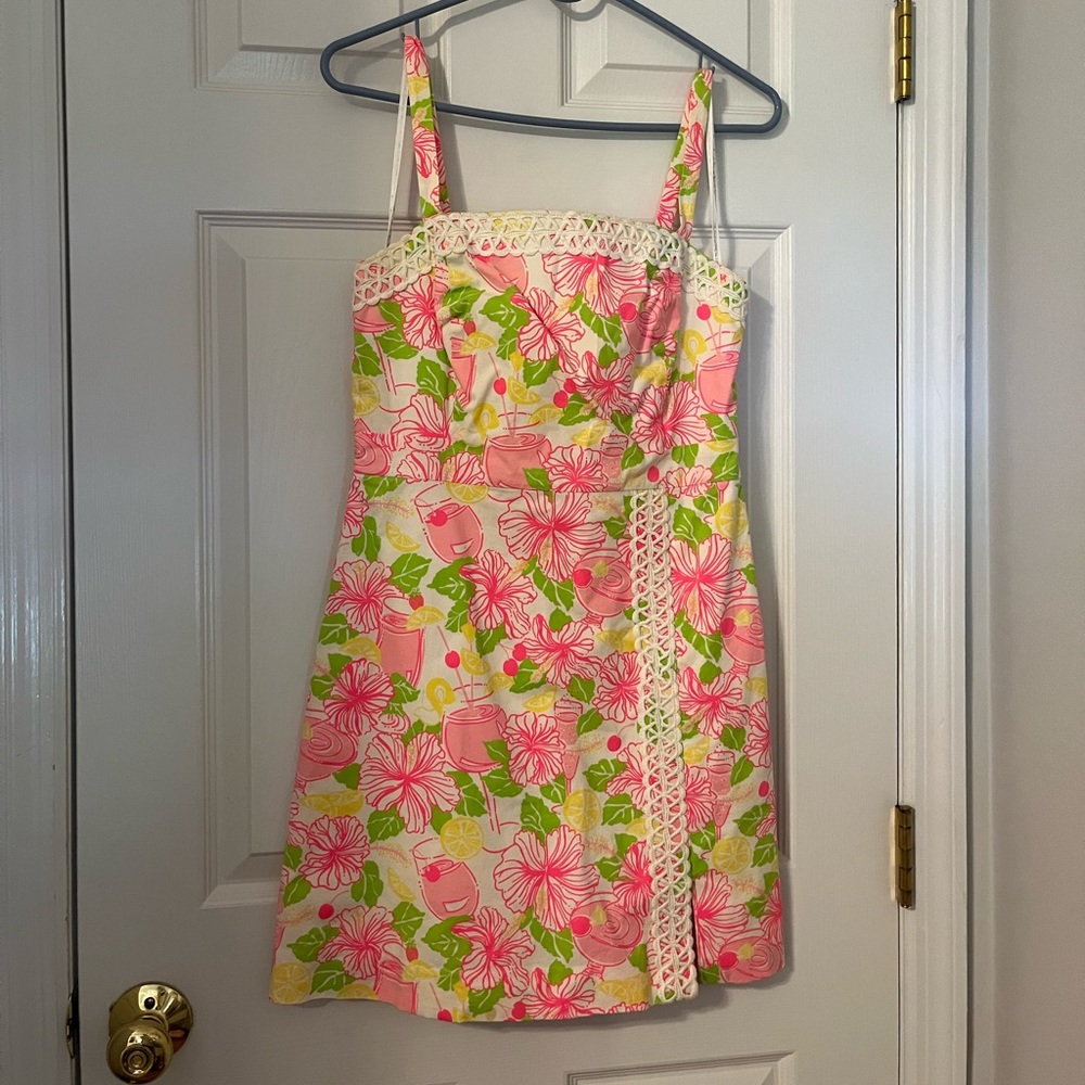 Lilly Pulitzer floral summer dress size 4